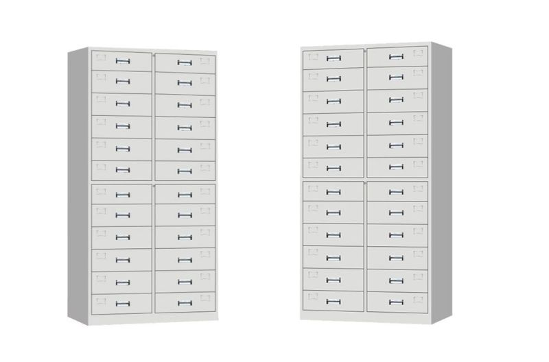 Multi-Door Filing Cabinet Steel Filing Cabinet Metal Drawer