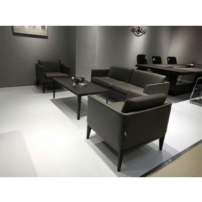Reception Optional Colors Microfiber Leather Office Sofa