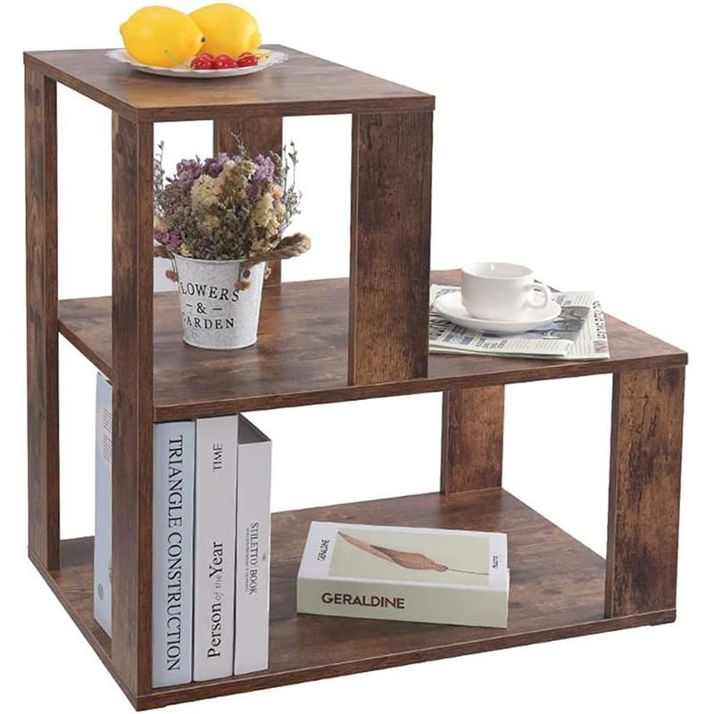 Practical and Simple Wooden Small Storage Bookshelf 0386
