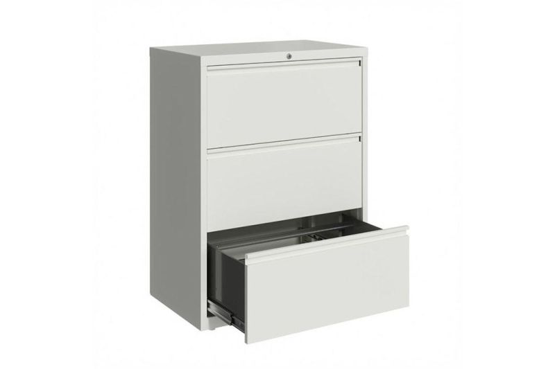 Steel Office Use File Cabinet 3 Drawer Metal Cabinet