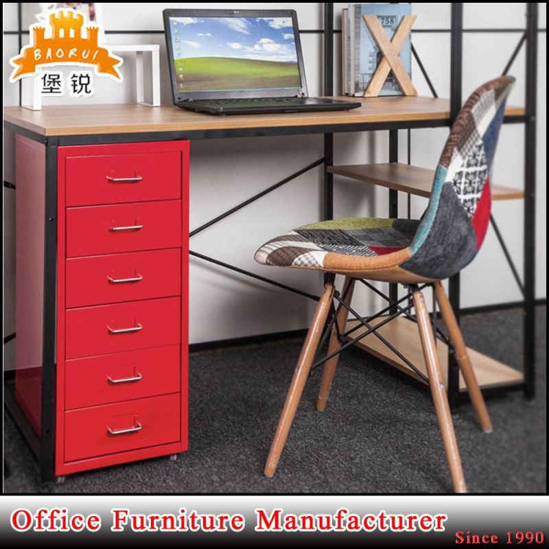 Europe Style Living Room Furniture 6 Drawer Bedside Cabinet with Comprtitive Price