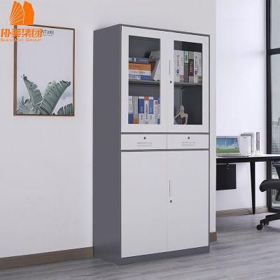 Factory Supply Metal Cabinet on Sale Cabinet with Glass Door