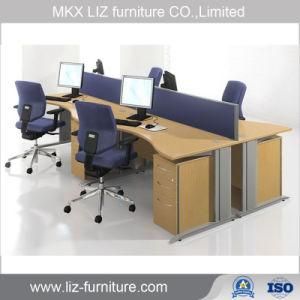 Simple Custom Office Workstation with Fabric Furnishing Panel Am047