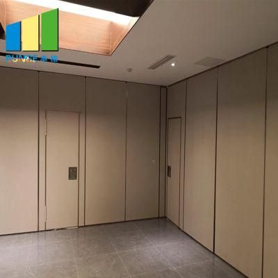 Soundproof Operable Sliding Movable Partition Walls with Wheels and Tracks