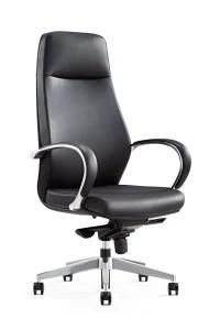 Modern Black High Back Executive Swivel Leisure Boss PU Chair