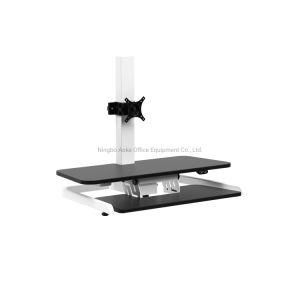 Aoke Computer Ergonomics Sit Stand Electric Adjustable Stand Desk Converter