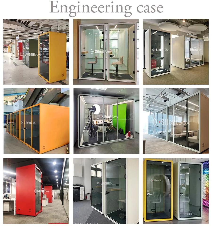 Silence Work Pod Booths One Person Soundproof Telephone Booth Phone Booth for Office