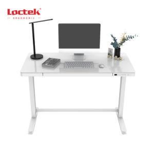 Loctek Et118wh-N Modern Office Home Furniture Height Adjustable Computer Desk