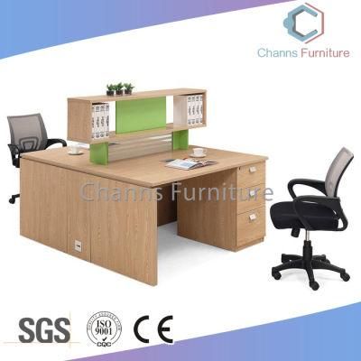 Modern Furniture Office Table Opposite Two Seats Office Workstation (CAS-W31443)