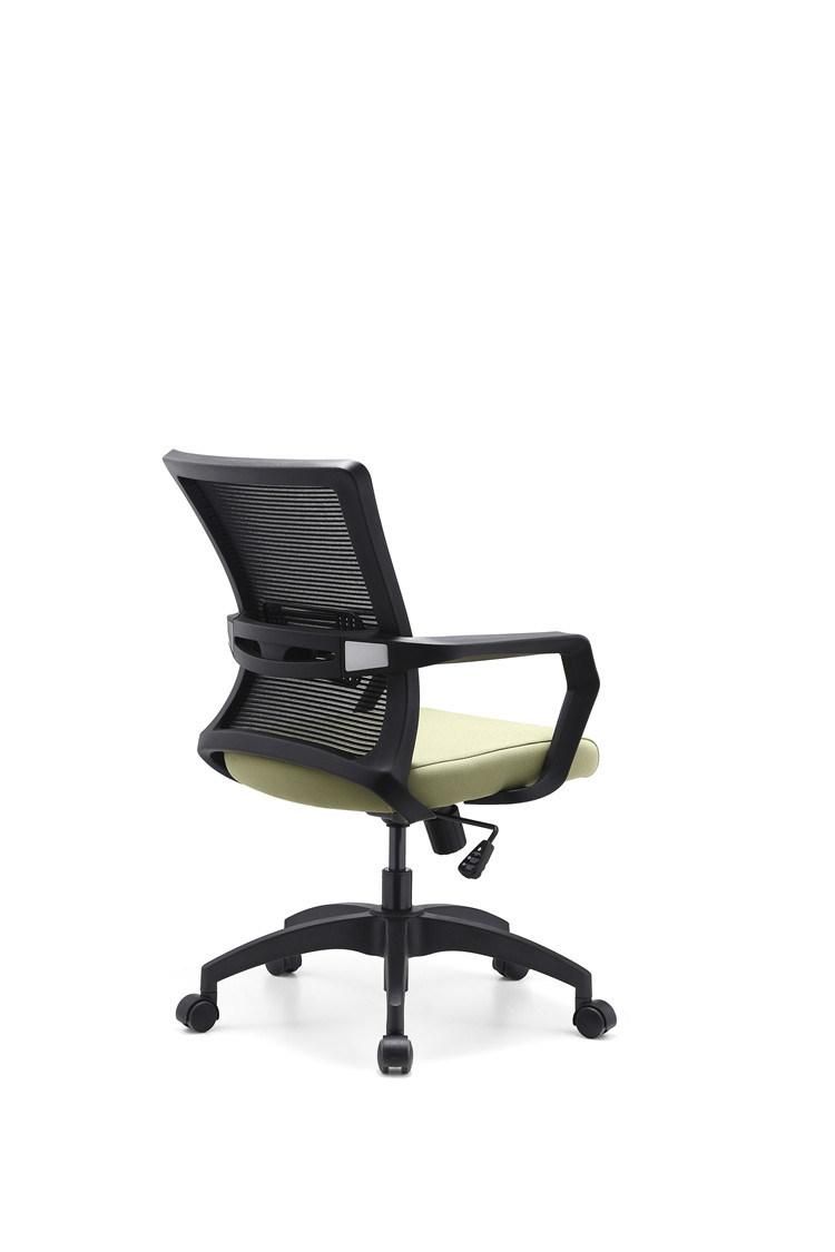 Middle Back Green Fabric Mesh Office Chair for Philippines Call Center Project