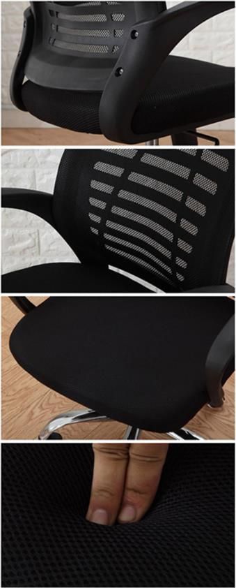 Swivel Adjustable High Back Black Color Ergonomic Office Mesh Chairs