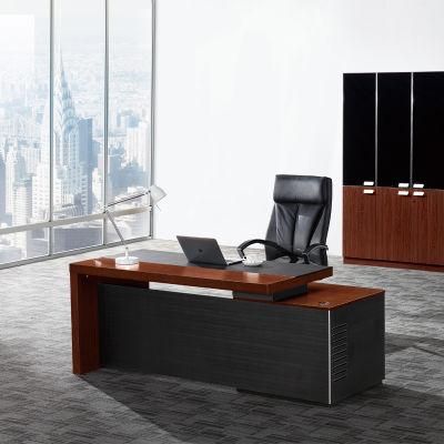 Economic Luxury Modern L Shape Wooden Boss Executive Office Desk