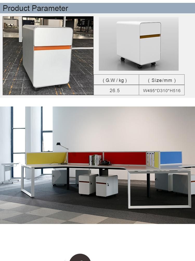 Metal Mobile Pedestal Storage Popular Office Furniture Steel Storage