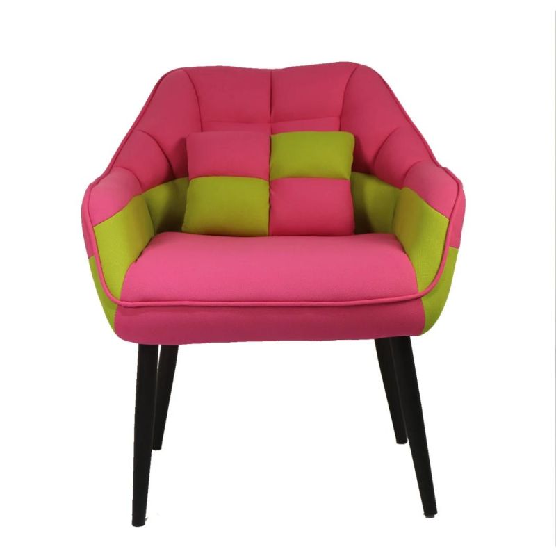 High Quality Adjustable Office Chair Leather Seat Metal Frame Leisure Chair