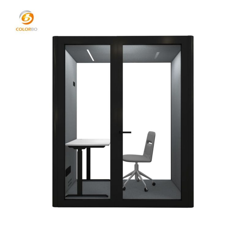 Soundproof Office Privacy Space Meeting Zone Acoustic Phone Pod For Workplace