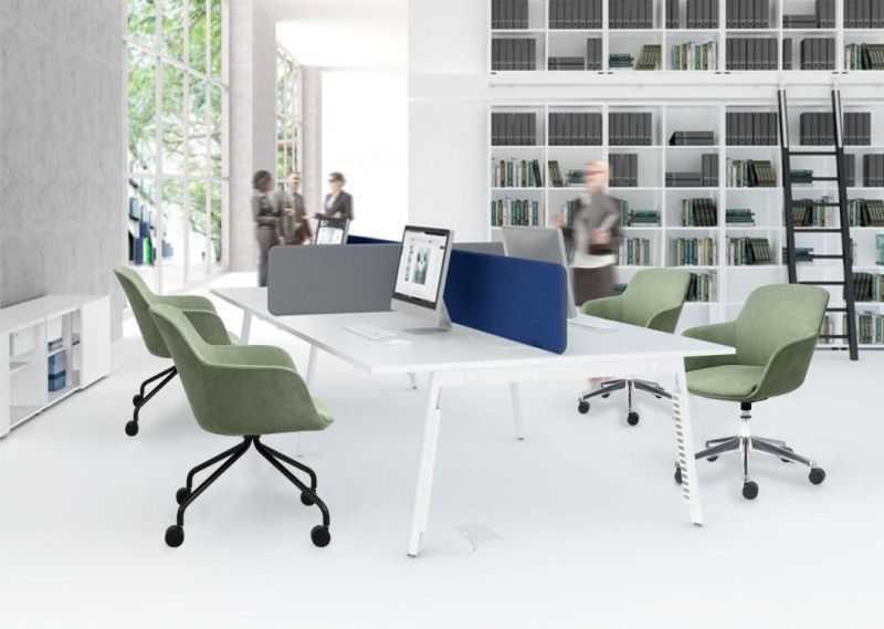 Fabric Executive Manager Boss Conference Leisure Lounge Living Room Seating Swivel Home Office Chair