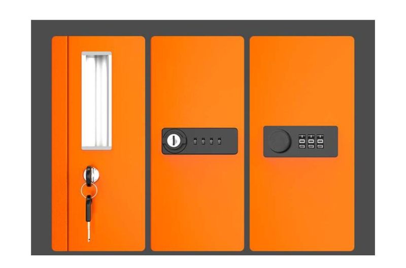 Colorful Office Steel Safe Box Metal Filing Cabinet Large Storage