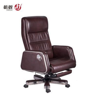 Luxury with Footrest Big Size Sofa Office Swivel Computer Leather Chair