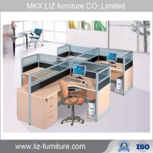 China High Quality Commercial Office Furniture 4 Seater Workstation 2061