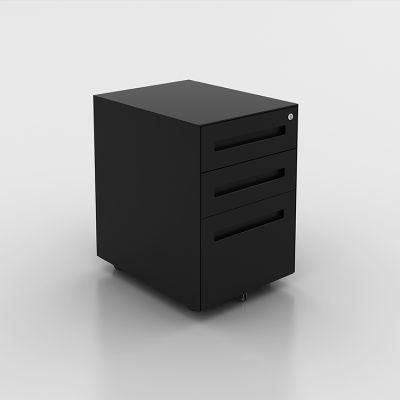 China Supplier Factory Price High Quality Office Equipment Steel 3 Drawer Metal Mobile Pedestal
