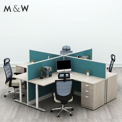 Cubicle Workstation Design Fabric Table High Quality Office Low Partition
