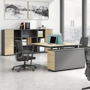 Commercial Furniture OEM ODM Solidwood Office Desk Standing Staff Desk