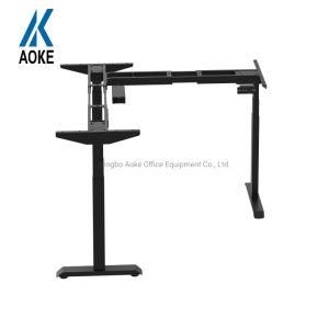 Height Adjustable Desk Black Gaming Desk Rising Electric Standing Desk Frame