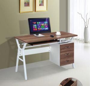 New Design Laptop Desk Computer Desk Office Table MDF with Kd Metal Tube Good Home Office Furniture for Study Desk Student Table 2019