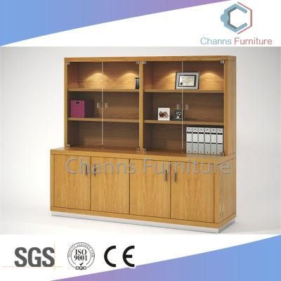 Hot Sale File Cabinet Wooden Office Cabinet with Display Rack (CAS-FC5404)