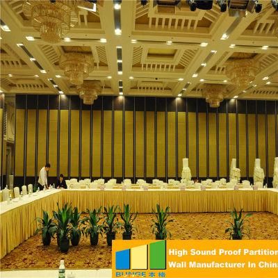 Operable Sliding Barrier Divider Fabric Acrylic Partition Wall for Banquet