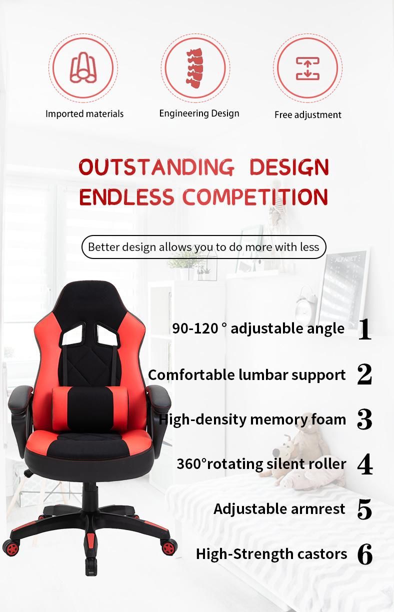 Ergonomic Office Silla Gamer Racing Best Computer Chairs Gaming Chair with