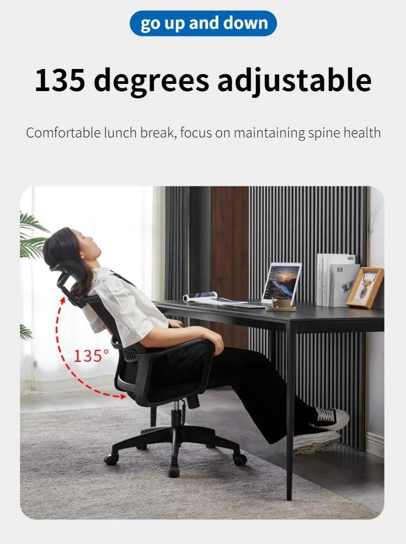 Headrest Comfortable Ergonomic PC Computer Office Chair