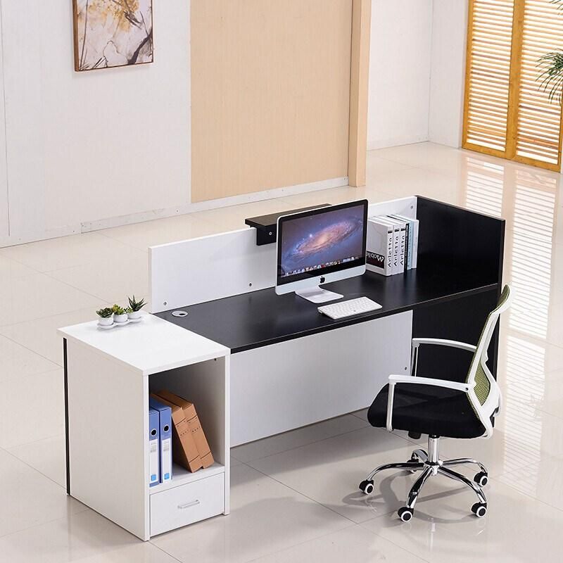 Hl-034A 2021 Top Quality Mix Color Salon Reception Table Consult Table for Sale Cashier Desk Check-out Counter Checkstand