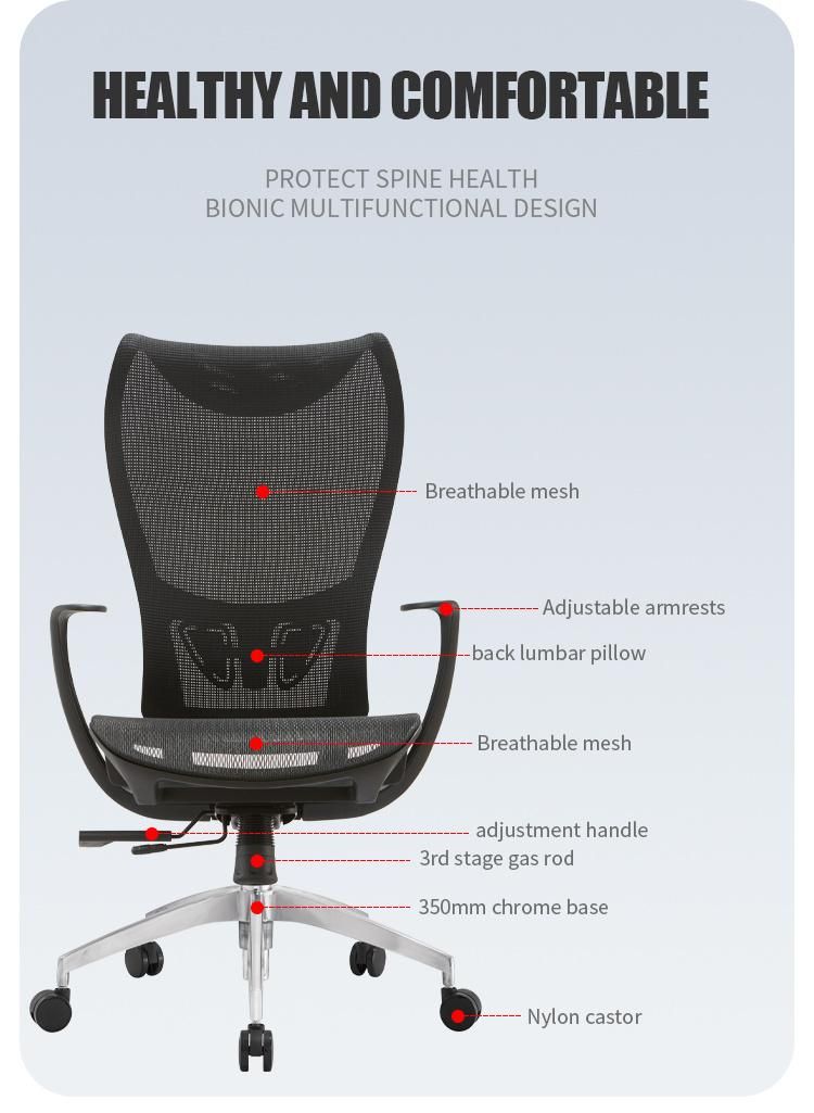 China Foshan Gaming Mesh Swivel President Executive Wholesale Boss Office Chair