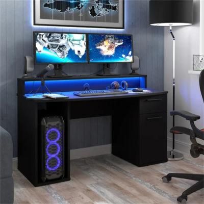China Manufacturer Supply Indoor Office Furniture MDF Wooden Computer Desk