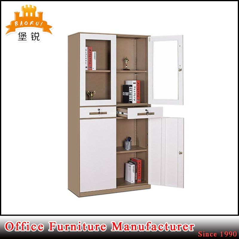 High Security 2 Drawers Office Steel Metal Cabinet