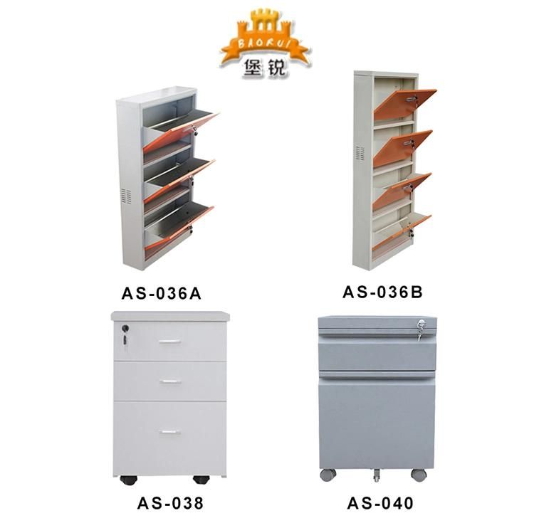 Factory Low Price 3 Drawer Steel Mobile Office Storage Filing Cabinet