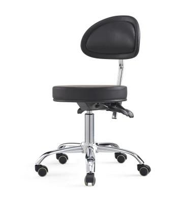 Confortable Round Seat Office Chair with Adjustable Backrest