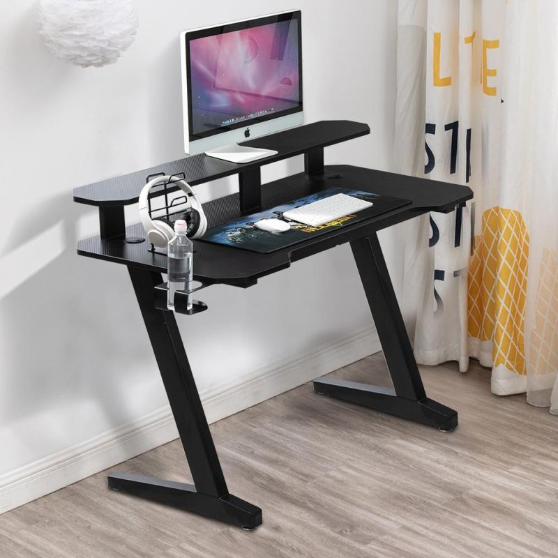 Hotsale Wholesale Gaming Desk Computer Gaming Table with Cup Holder
