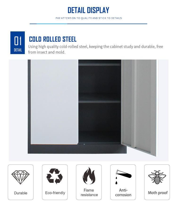 Kd Structure Office Furniture Manufacturer Office Cupboard Metal Cabinet