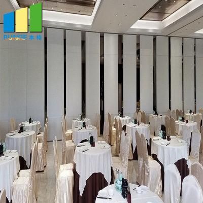 Hotel Sliding Partitions Movable Walls Operable Folding Partition Walls for Restaurant