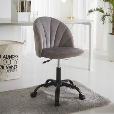 European Style White Plastic Backrest Swivel Office Chair