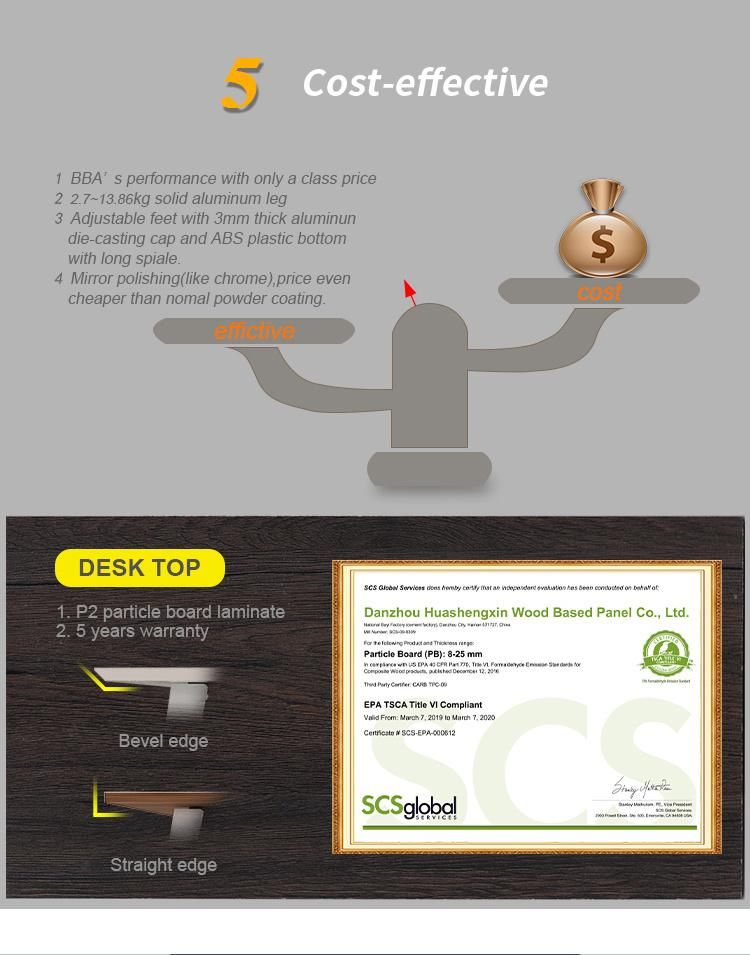 Fashion Good Price Staff Working Furniture Open Office Table Desk Set Design