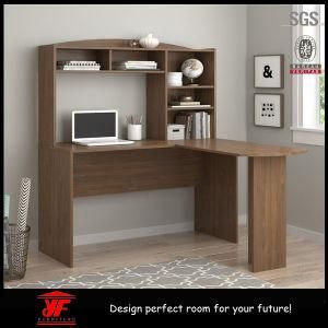 Amazon Lowes Corner Wooden Computer Desk with Bookshelf