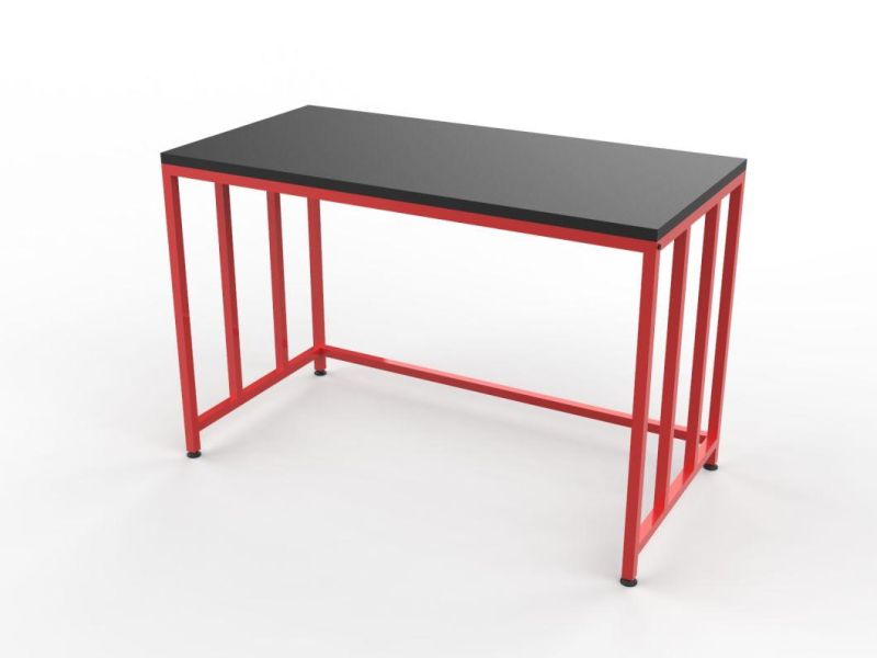 China Manufacturers Computer Furniture Wholesale MDF Laptop Table with Metal Legs