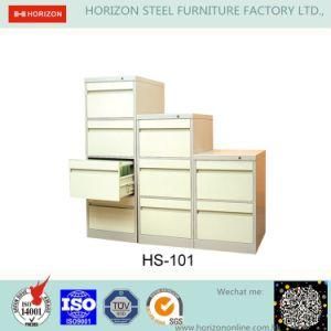 Steel Filing Cabinet Office Furniture with Full Width Recess Handle for F4 Foolscap Size Hanging File Storage/Metal Furniture for Japan Market