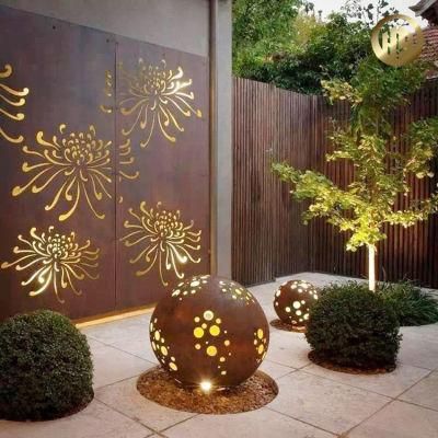 High Quality Metal Garden Decorative Corten Steel Screen