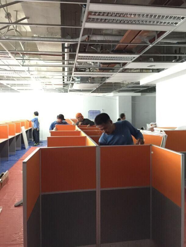 Philippines Bpo Call Center Cubicles with Team Leader Seat