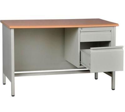 Factory Price Cheap Steel Office Furniture Office Desk with Hanging Pedestal