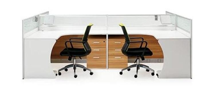 High End Custom Made Open Office U Shape Workstation Cubicle for It Company